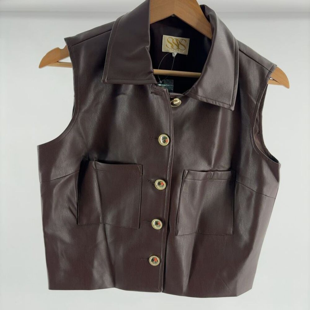 unknown brand Short Set In Chocolate